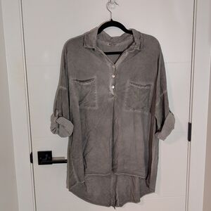 Meo Meli Italian Cotton Pullover Blouse XL